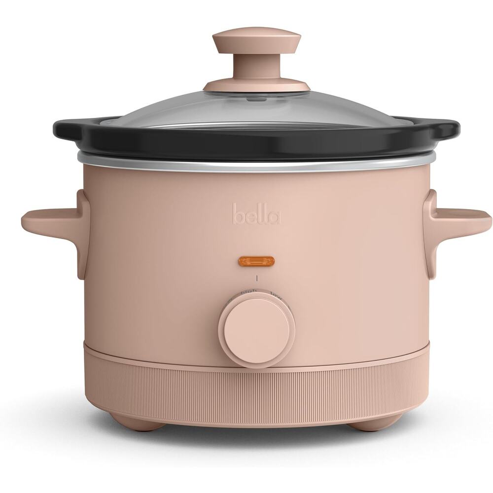 Bella Slow Cooker 15 Qt Blossom Pink Manual Control Nonstick Ceramic Cool Touch